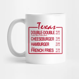 Texas Burger Mug